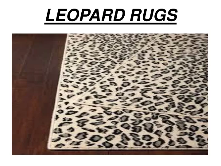 leopard rugs
