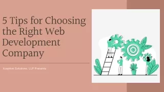 5 Tips for Choosing the Right Web Development Company