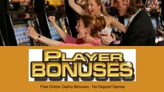 Player Bonuses _  Slot Machine Online Game USA