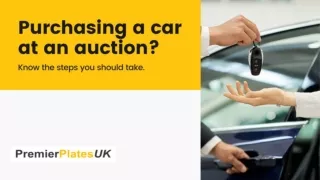 Purchasing a Car at an Auction