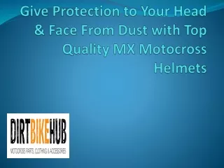 Give Protection to Your Head & Face From Dust with Top Quality MX Motocross Helm
