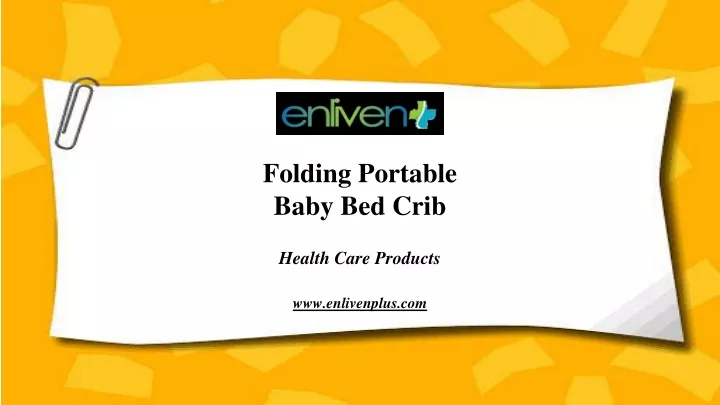 folding portable baby bed crib