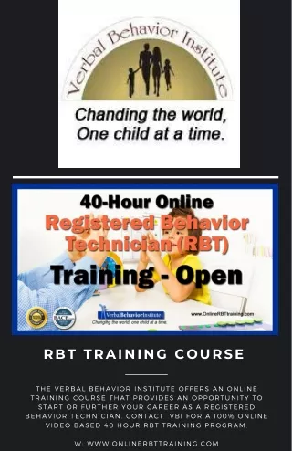 RBT Training Course