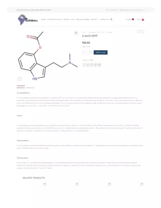 Order 4-Aco-Dmt Novel Tryptamine Online - Prime Psychedelics