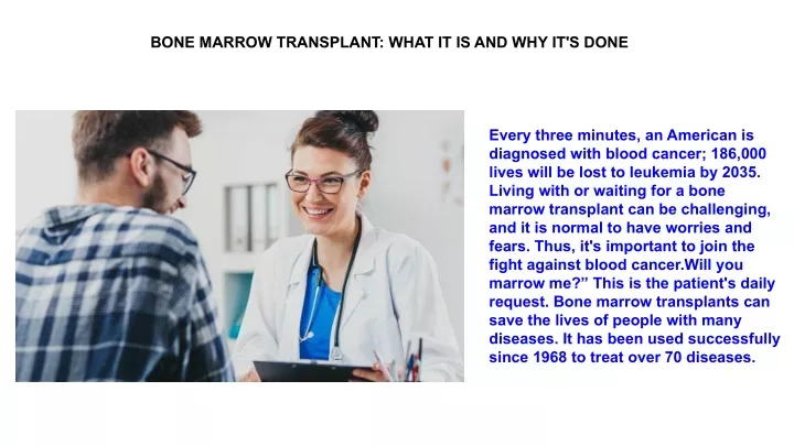 bone marrow transplant what