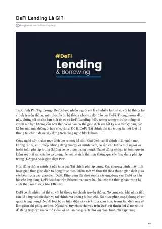 defi lending l g