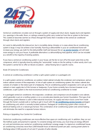 Central Air Conditioning: What Homeowners Need to Know