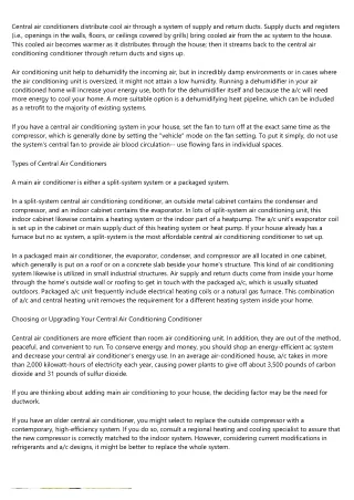 Central AC: What House Owners Need to Know