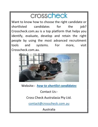 Cross-Check Systems - Cross-Check Systems