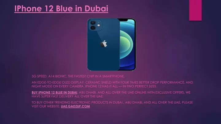 iphone 12 blue in dubai