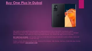 Buy One Plus in Dubai