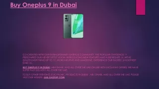 Buy Oneplus 9 in Dubai