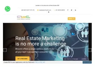 leaders in construction real estate erp