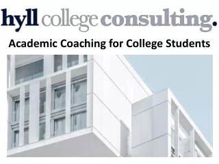 Academic Coaching for College Students