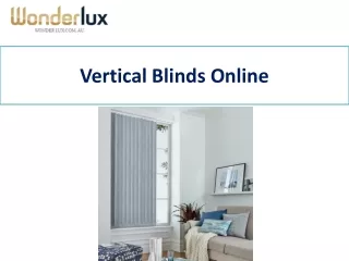 vertical blinds online