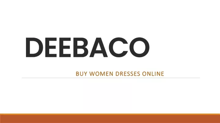 buy women dresses online