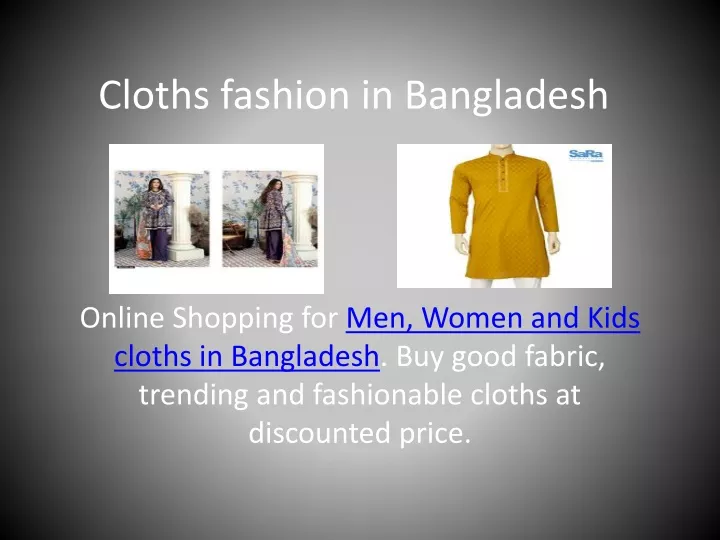 cloths fashion in bangladesh