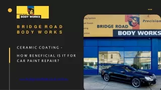 Ceramic coating for car paint repair