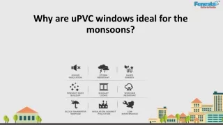why are upvc windows ideal for the monsoons