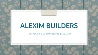 alexim builders