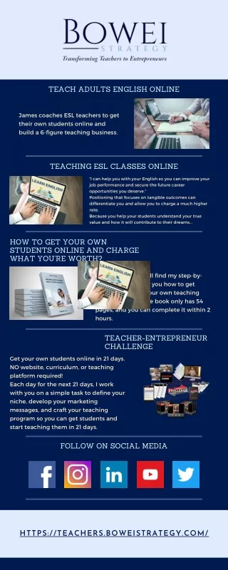 teach adults english online