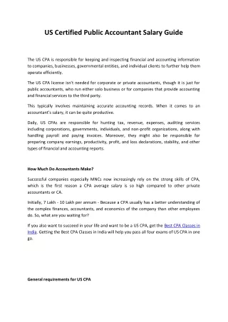 us certified public accountant salary guide