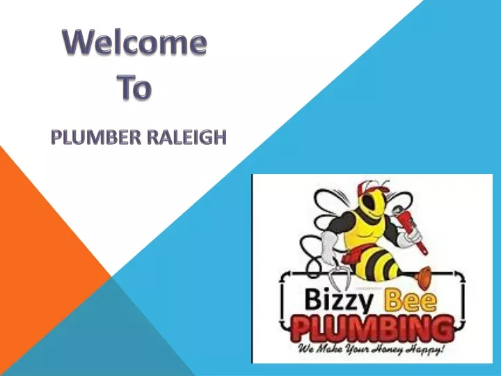 welcome to plumber raleigh