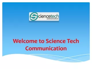 Sciencetech Media training provides all type of media related course
