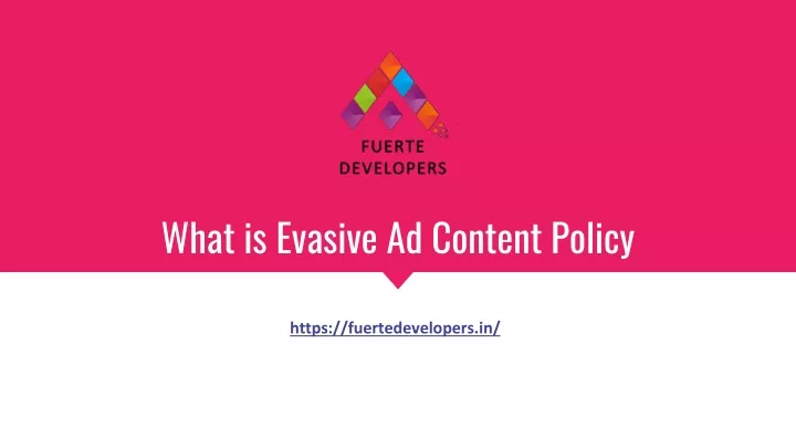 what is evasive ad content policy