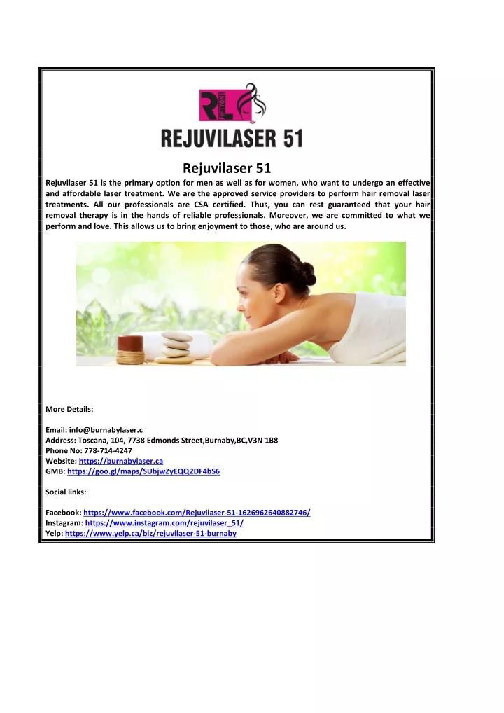 rejuvilaser 51