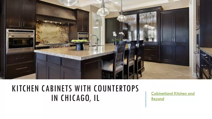 kitchen cabinets with countertops in chicago il