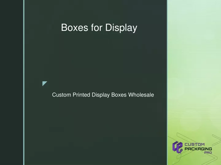 custom printed display boxes wholesale