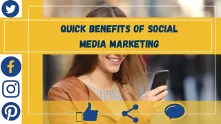 quick benefits of social media marketing