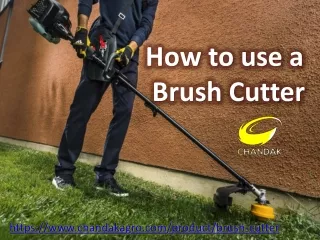 how to use a brush cutter
