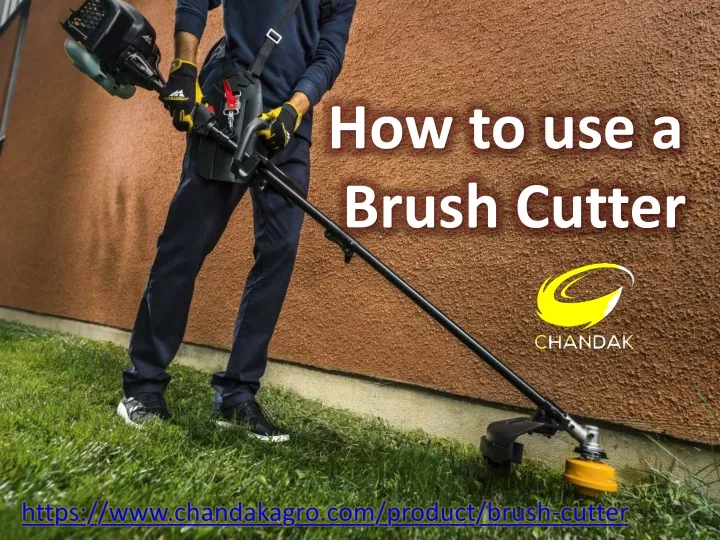 how to use a brush cutter