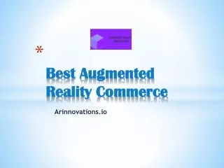 best augmented reality commerce