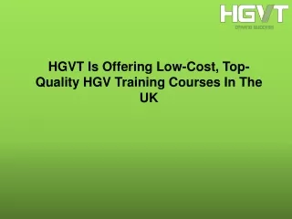 hgvt is offering low cost top quality