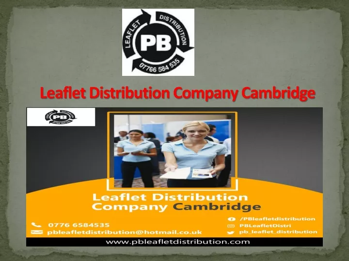 leaflet distribution company cambridge
