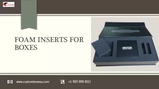 foam inserts for boxes