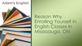 Study From The Best English Classes In Mississauga, ON