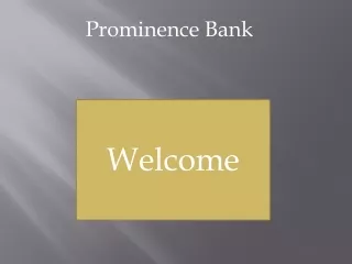 prominence bank