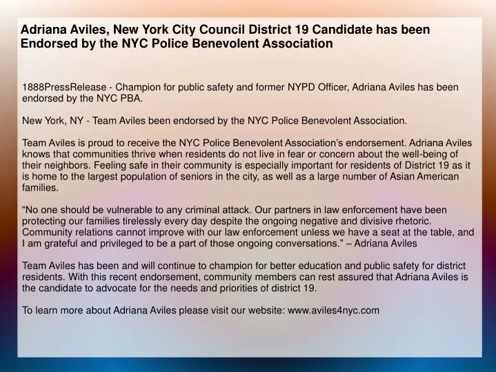 adriana aviles new york city council district