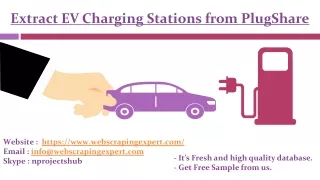 extract ev charging stations from plugshare