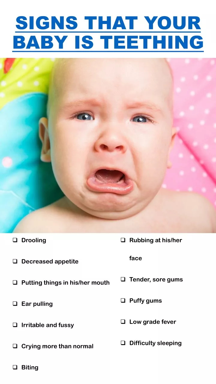 signs that your baby is teething