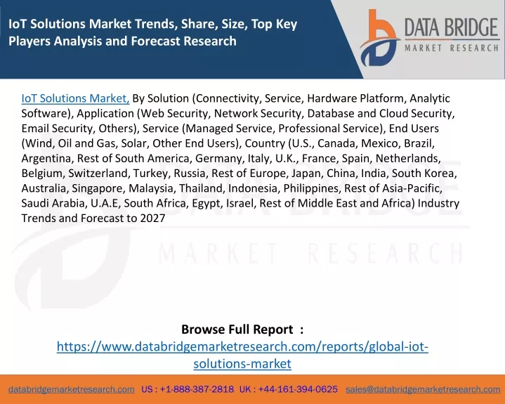 iot solutions market trends share size