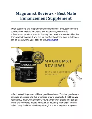 Magnumxt Reviews - You Will Shock! Crazy Facts