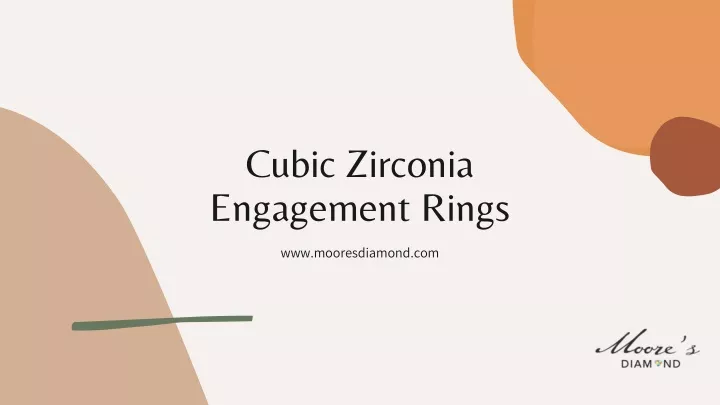 cubic zirconia engagement rings