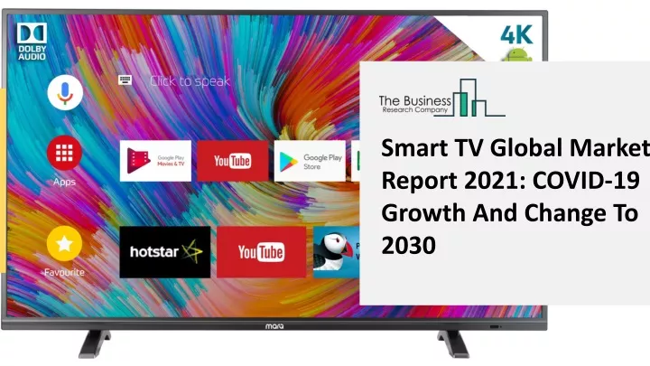 smart tv global market report 2021 covid