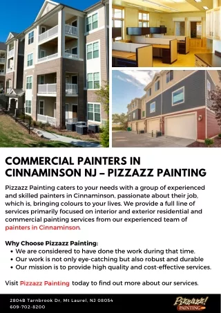 Commercial Painters in Cinnaminson NJ – Pizzazz Painting