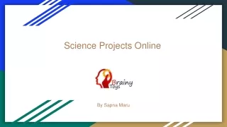 Science Projects Online Training by Brainy Toys